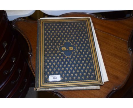 A commemorative book plaque in the form of an ecclesiastical manuscript 