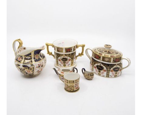 Royal Crown Derby items including 1128 Imari, all first quality, along with miniatures