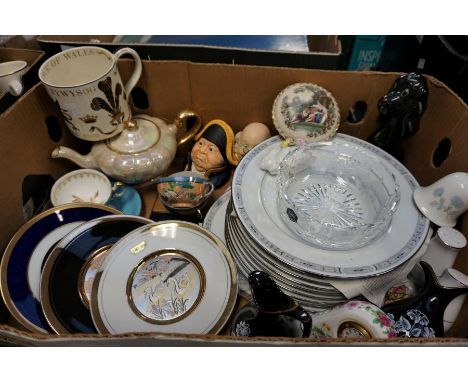 A large collection of mixed ceramics including a Noritake dinner service, Wade etc