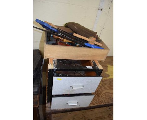 Mixed lot of various vintage hand tools and woodworking tools