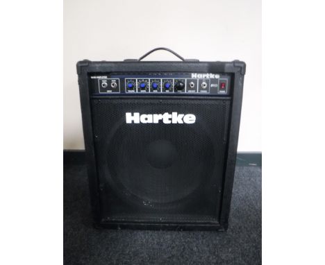 A Hartke B900 base amplifier with lead 