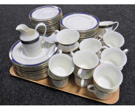 A Royal Doulton tea and dinner service - Regalia pattern. (142)