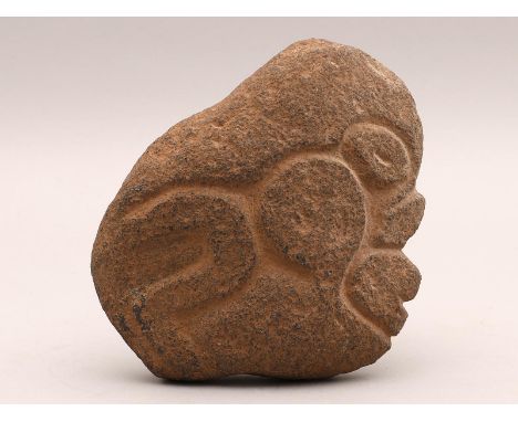 Mexico, antique ganite stone ceremonial axe, hacha, Provenance, Galerie Gerdes Prakolumbische Kunst, Munchen, 1987 and privat
