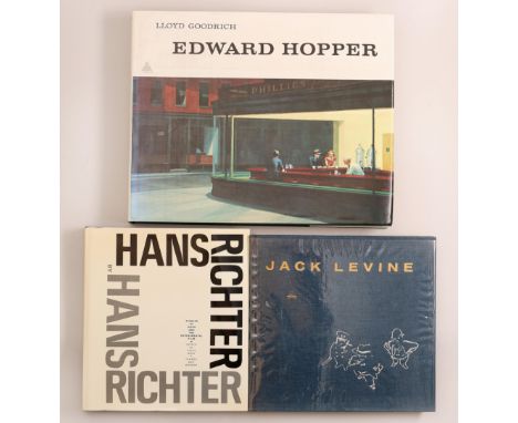 Edward Hopper, Lloyd Goodrich, Abrams Artbooks. Herewith Jack Levine, text by Frank Getlein, Abrams Artbooks and HANS RICHTER
