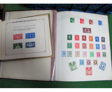 A Album of K.G.6 Mint GB and Commonwealth Stamps, includes GB high values to 10/- light blue and £1 Silver Wedding, 1951 Set 