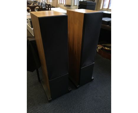 A pair of Linn Keltik active loudspeakers.&nbsp;A few slight scratches to top, speaker covers torn to edges. See additional i