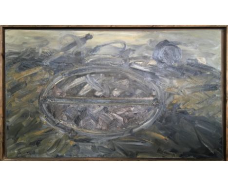 GEORGE HOLT (1924-2005). Framed, signed verso, exhibited at Hunting/Observer Art Prizes 1992 at The Mall Galleries, dated 199