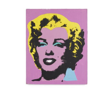 Sturtevant (1924-2014)Study for Warhol's Marilyn 1965 signed, titled, and dated 1965acrylic and silkscreen ink on canvas50.8 