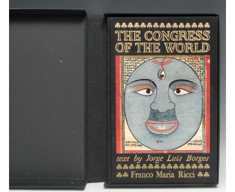 Borges (Jorge Luis) &amp; Daniélou (Alain), The Congress of the World, with miniatures of tantric cosmology, first separate e