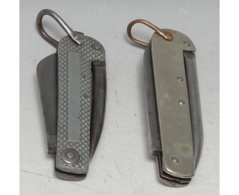 Machirology - a World War I military issue clasp knife, Encore by Thomas Turner &amp; Co, Sheffield, 8.5cm blade, marlin spik