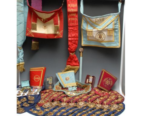 Friendly Society/Masonic - The Royal Antediluvian Order of Buffaloes (RAOB), a comprehensive collection of medals, sashes and