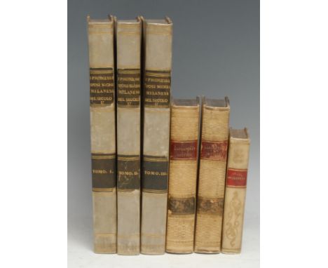 Italian Belles-Lettres - Manzoni (Alessandro), I Promessi Sposi [...], three-volume set, first and only Livorno edition: bein