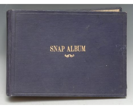 Photography - Snap Album, a late Victorian family photograph album, illustrated with various formats of informal photographs 