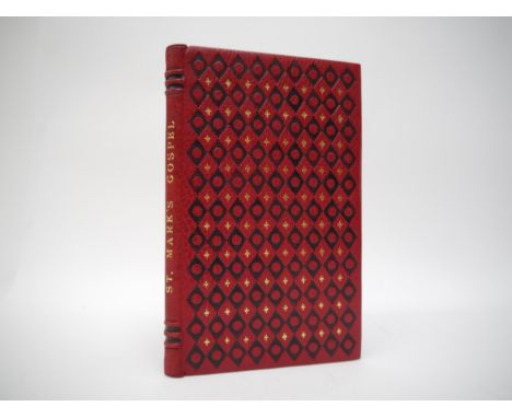 (Fine Binding, Curwen Press.) Reynolds Stone (ill.): 'St. Mark's Gospel. A new translation from the Greek by E.V. Rieu', Lond