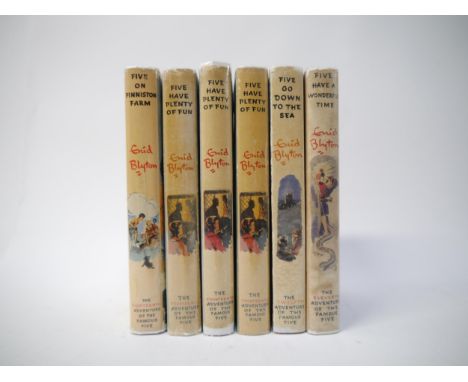 Enid Blyton, six 'Famous Five' series children's novels, all first editions, all published London, Hodder &amp; Stoughton, al