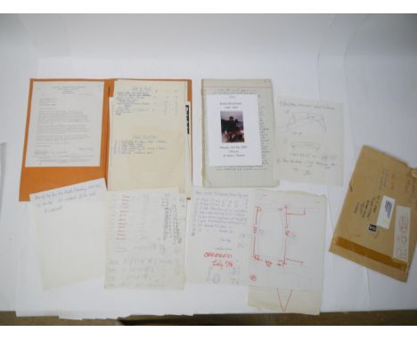 A folder compiled by John Humphreys (1939-2012), sporting and countryside author, relating to a punt gun he built, titled/ins