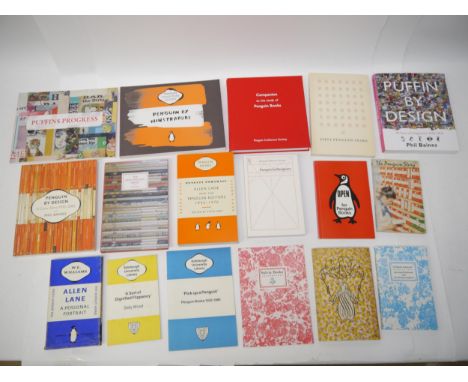 (Penguin Books.) Seventeen books and booklets relating to Penguin Books, including 'Penguin's Progress 1935-1960', Penguin Bo