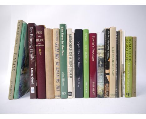 Twenty four assorted books and booklets on The Fens, including Phil Gray, 4 titles, all published Reedbush Press, all orig. c