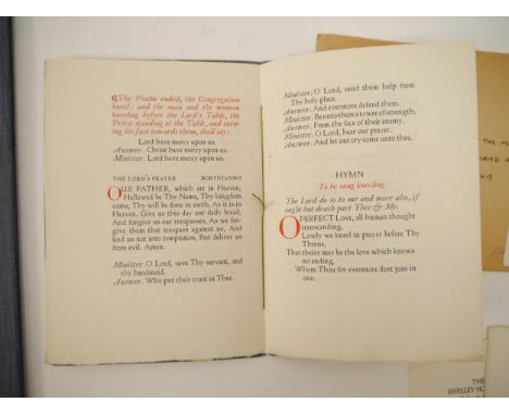 (Ashendene Press, Charles Harold St John Hornby.) 'Hymns and Prayers for Use at the Marriage of Michael Hornby and Nicolette 