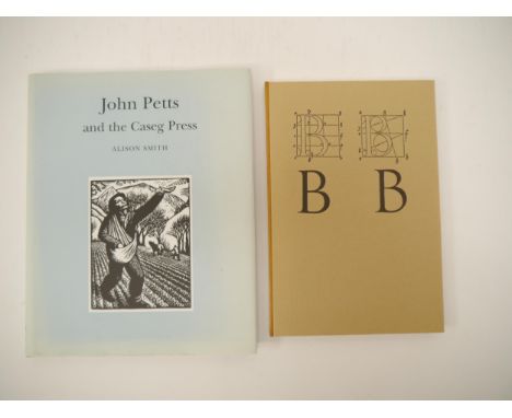 John Petts; Alison Smith: 'John Petts and the Caseg Press', Aldershot, Ashgate, 2000, 1st edition, 127pp, extensively illustr