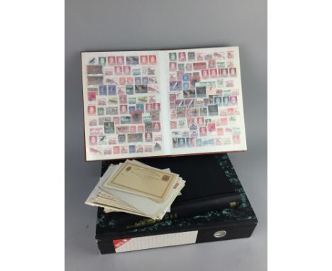 LOT OF SCANDINAVIAN POSTAL STAMPS, including literature, first day covers, and other examples