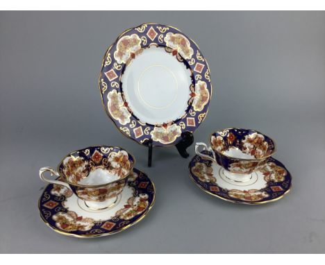 ROYAL ALBERT 'HEIRLOOM' PATTERN TEA SERVICE, comprising six trios