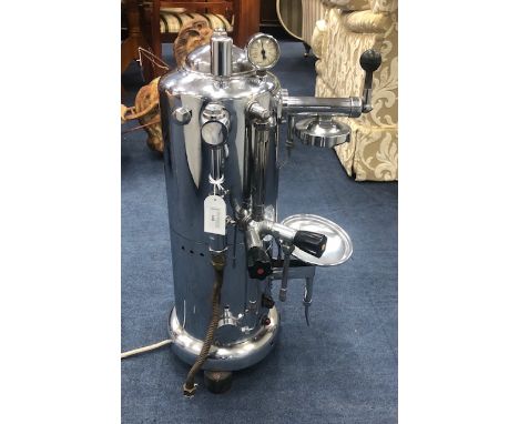 VINTAGE 'WMF' COFFEE MAKER/ESPRESSO MACHINE, circa 1950s, chromium plated, 66.5cm high