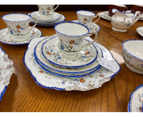 PARAGON TEA SERVICE, comprising cups, saucers and plates, along with a Midwinter tea service (2)