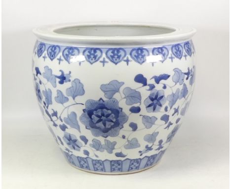Modern Chinese Large Planter approx 30cm tall