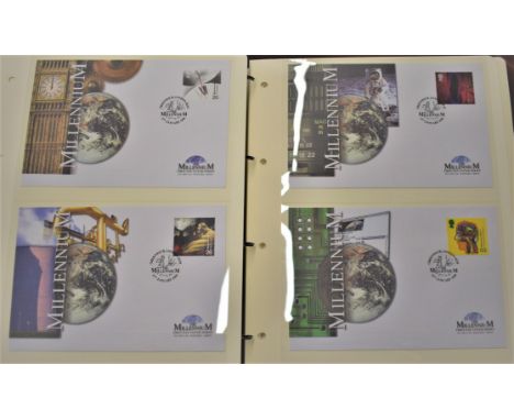 Great Britain - The Millennium First Day Cover collection, forty nine very fine first day covers in special album with ship c