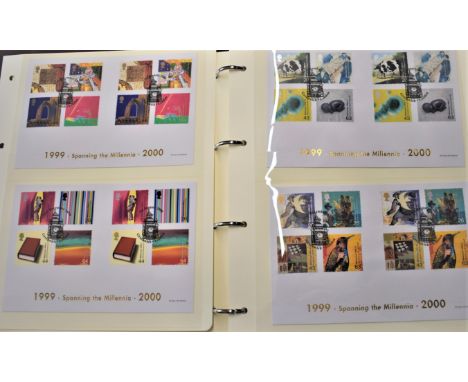 Great Britain - Spanning the Millennium 1999-2000 &amp; Millennium Luxury First Day Cover Collection, highest quality with 60