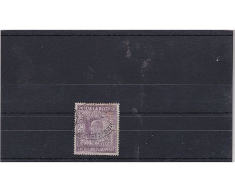 Great Britain 1902 - 2s6d lilac, SG260, fine used, portrait clear, Cat value £150+
