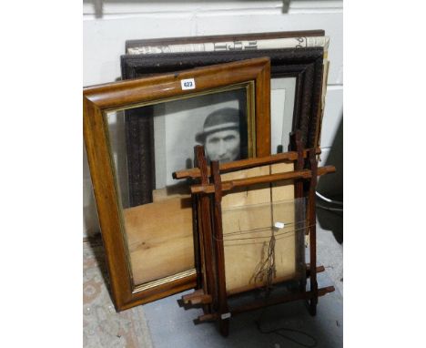     A Quantity Of Mixed Victorian &amp; Edwardian Portrait Pictures &amp; Frames            