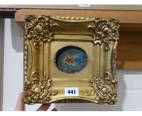     A 19th Century Gilt Picture Frame, To Take An Oval Portrait Image               