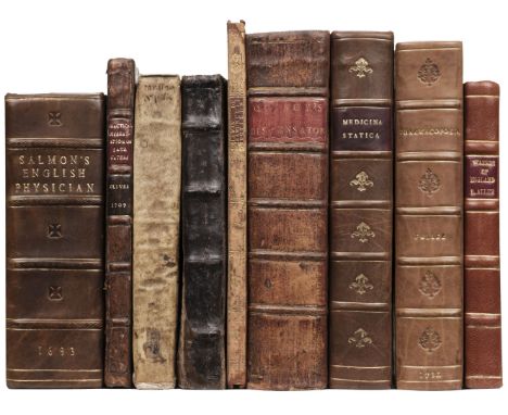 Salmon (William). Seplasium. The Compleat English Physician: or, the Druggist's Shop Opened..., 1st edition, London: Matthew 