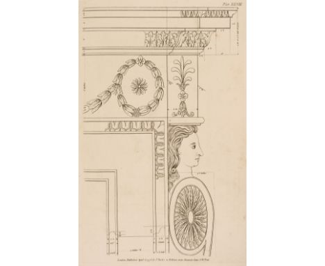 Pain (William). The Carpenter's and Joiner's Repository: or, A New System of Lines and Proportions for Doors, Windows, Chimni