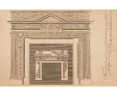Swan (Abraham). Designs for Chimnies: And the proportions they bear in their respective rooms; containing more than eighty ex