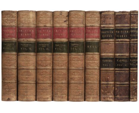 Yarrell (William). A History of British Birds, 3 volumes, 1st edition, London: John Van Voorst, 1843, wood-engraved illustrat