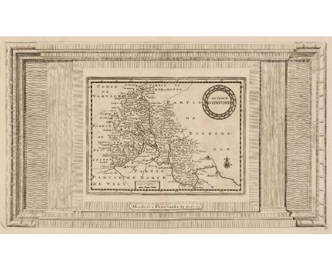Oxfordshire. A Collection of 14 maps, 18th &amp; 19th century, engraved county maps, including examples by or after Van der A