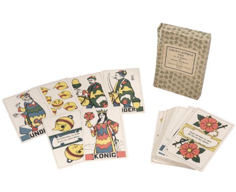 * Swiss playing cards. Zürcher Festspiel 1903, Zürich: verlag des Lesezirfels Hottingen, 1903, the complete deck of 36 colour
