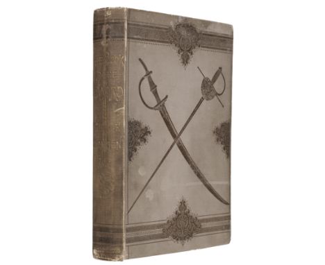 Burton (Richard F.). The Book of the Sword, 1st edition, London: Chatto &amp; Windus, 1884, black and white illustrations in-