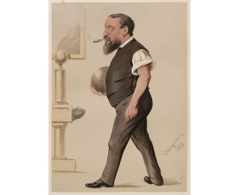 Pellegrini (Carlo). Caricatures. Members of the Marlborough Club, [1872 - 73], an album of 20 chromolithographic caricatures,