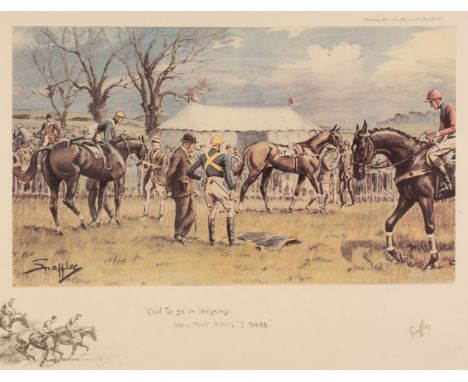 * Payne (Charles Johnson 'Snaffles'). Oh! To be in Ireland Now that April's there, circa 1952, colour photolithograph, signed