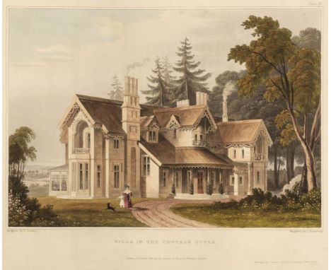 Goodwin (Francis). Domestic Architecture, Being a Series of Designs for Mansions, Villas, Rectory Houses, Parsonage Houses, B