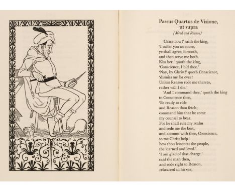 Tegetmeier (Denis, illustrator). A Version by Donald Attwater of the Vision of William concerning Piers the Plowman. With woo