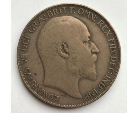 AN EDWARD VII CROWN. An Edward VII Crown dated 1902, bare head r, regnal date to the rim II.
