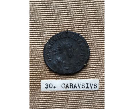 ANTONINIANUS OF CARAUSIUS 286-293. Radiate bust r. within legend IMP CARAUSIUS P F AUG. Reverse standing figure of Peace hold