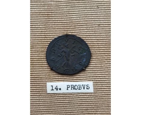 ANTONINIANUS OF PROBUS 276-282. Radiate bust r. within legend IMP C M  AVR PROBUS AUG. Reverse male figure of Mars advancing 