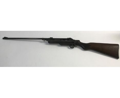 A WEBLEY MK II SERVICE AIR RIFLE. A Webley Service MKII Air Rifle, .177, manufactured by Webley and Scott, Birmingham, with a