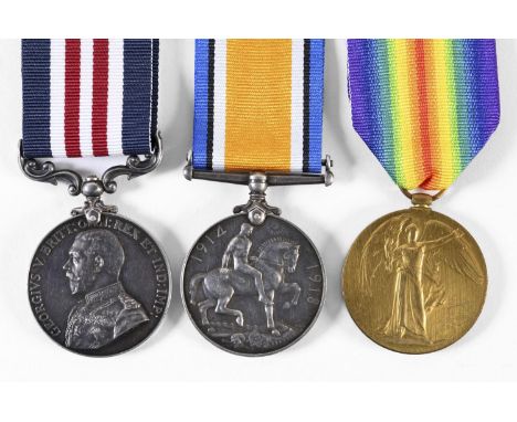 A MILITARY MEDAL GROUP TO THE LANCASHIRE FUSILIERS. A Great War Group of three Comprising Military Medal named to 201335 Pte 